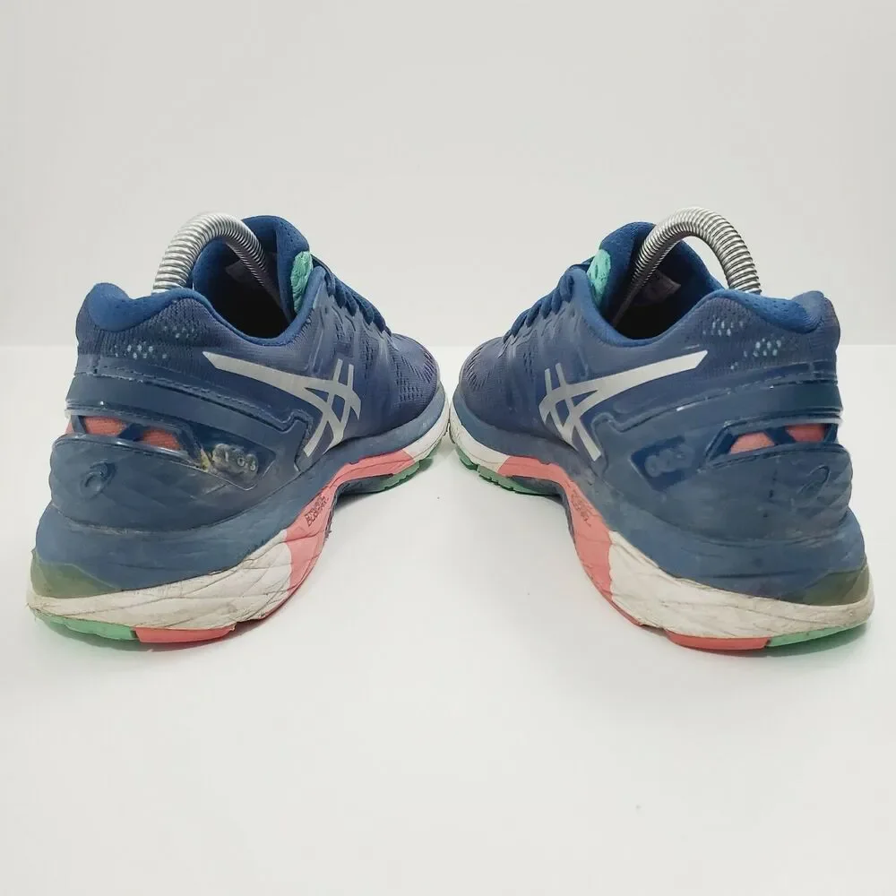 ASICS Shoes GEL-KAYANO 23 Womens Size 8.5 Blue Running Sneaker T696N